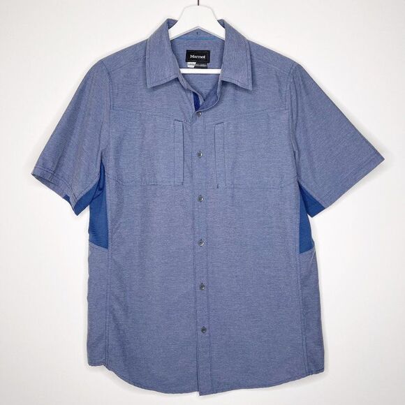 MARMOT Men's Button Up Polo Top  - Picture 1 of 10